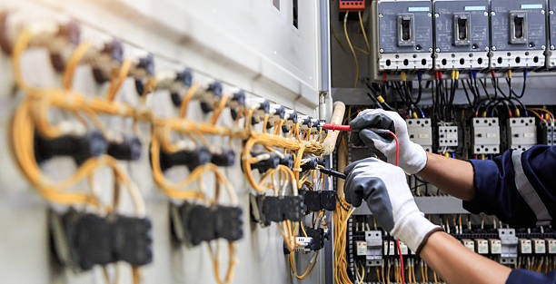 Professional Electrician technician working in Dupont, PA